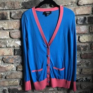 NWT Prabal Gurung for Target blue pink cardigan